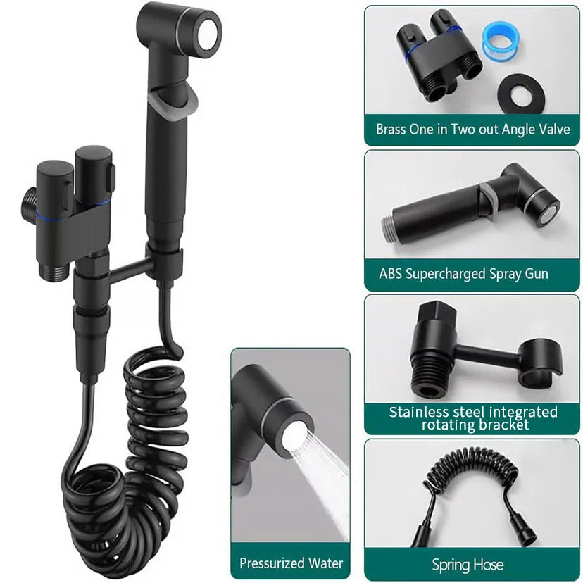 ๐ฅ 1-In-2-Handheld Out Dual Control Valve Bidet Sprayer for Toilet