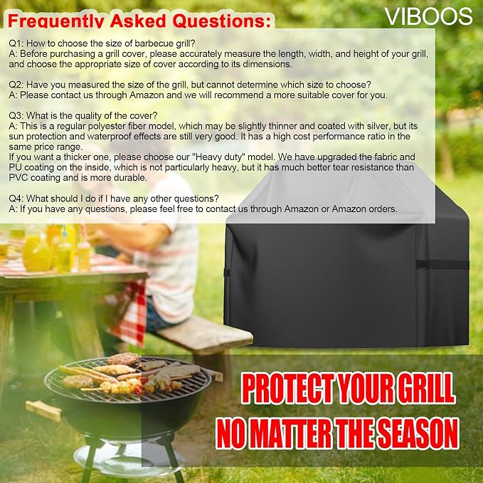 🎃Halloween Deal 50% OFF!22" Waterproof BBQ Grill Cover – UV & Weather Resistant Outdoor Protection