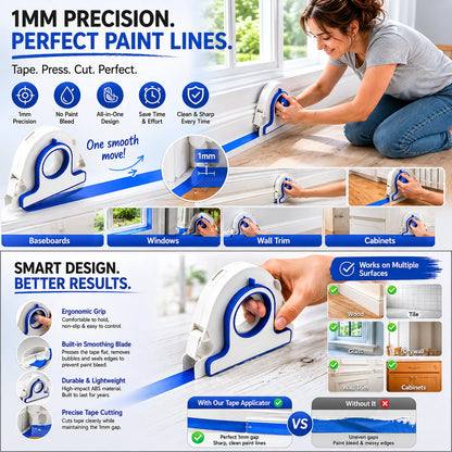🎃Halloween Deal 50% OFF!High-efficiency Painter Masking Tape Applicator