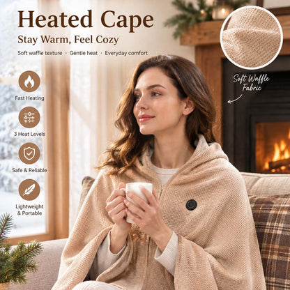 ❄️ Limited-Time Promotion 50% OFF Heated Wearable Blanket – Stay Warm at Your Desk Without Bulky Layers