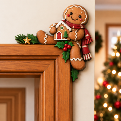 🎁 Christmas Peekaboo Door Frame Corner Decor