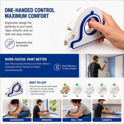 🎃Halloween Deal 50% OFF!High-efficiency Painter Masking Tape Applicator
