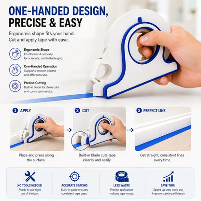 🎃Halloween Deal 50% OFF!High-efficiency Painter Masking Tape Applicator